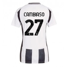 Juventus Andrea Cambiaso #27 Hjemmedrakt Kvinner 2024-25 Kortermet